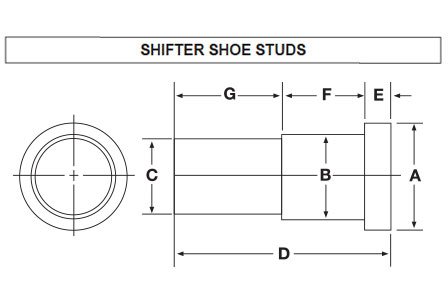 Shifter Shoe Studs